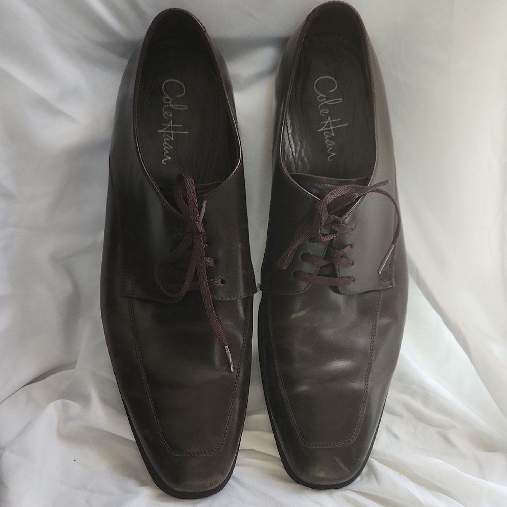 Cole Haan Men's Dark Brown Leather Oxfords